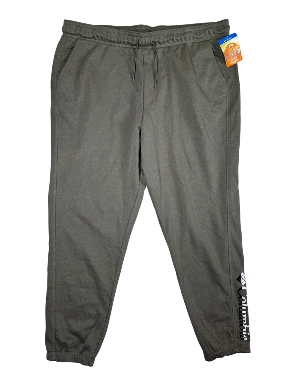 Columbia Logo II French Terry Jogger Sweatpants Light Green Women's Size XXL
